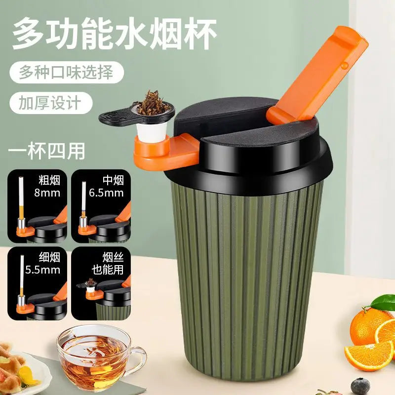 New Portable Coarse, Medium and Fine Four-purpose Filter, Washable Cigarette Cup and Pipe Holder