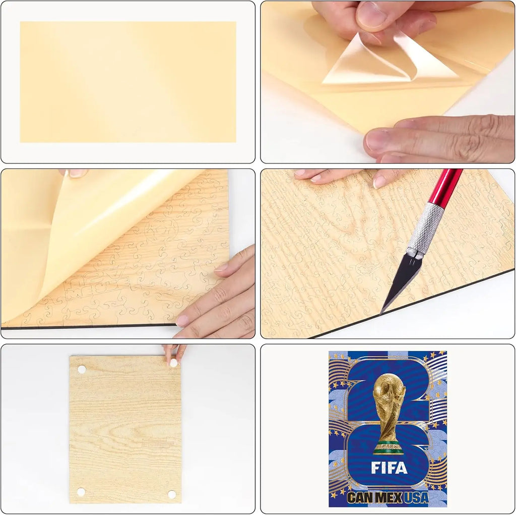 FIFA World Cup 2026 Limited Edition Collector's Wooden Puzzle 300PC Adult Puzzles with Gift Box for True Fans Official Licensed