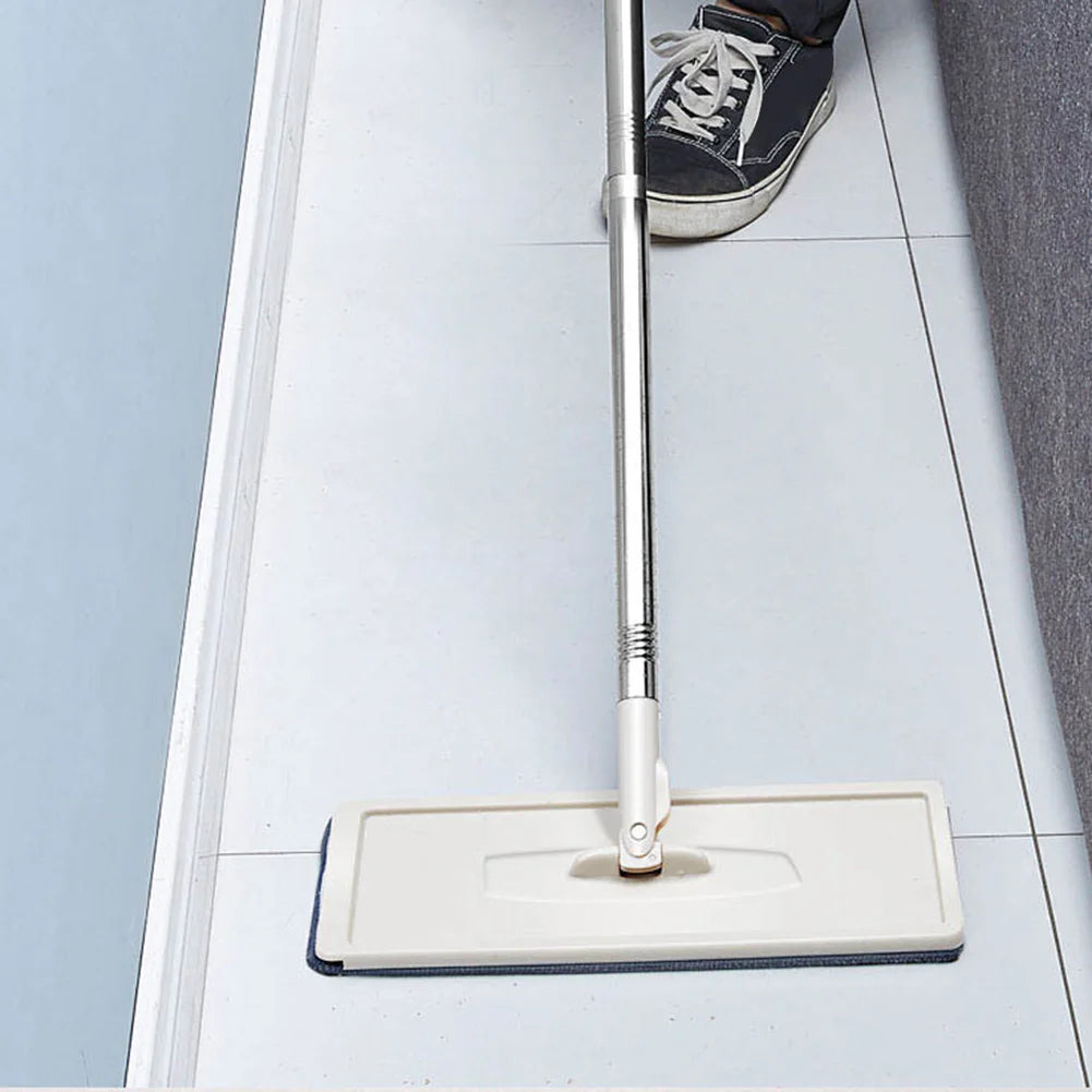 Rotating Head Household Cleaning Cloth Replacement Mop Microfiber Flexible Mop Heads Multi-function Stickable for Home Office