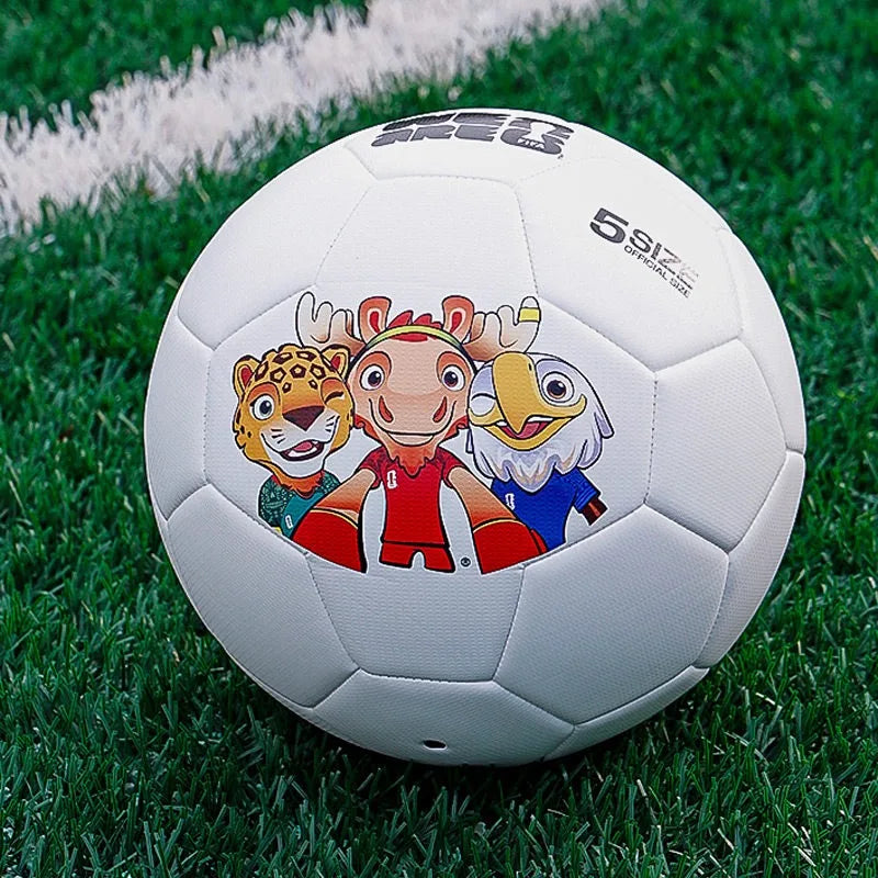 FIFA 2026 World Cup USA Canada Mexico Size 5 Soccer Ball Official Match Training for Adults Youth Students Wear-Resistant PU