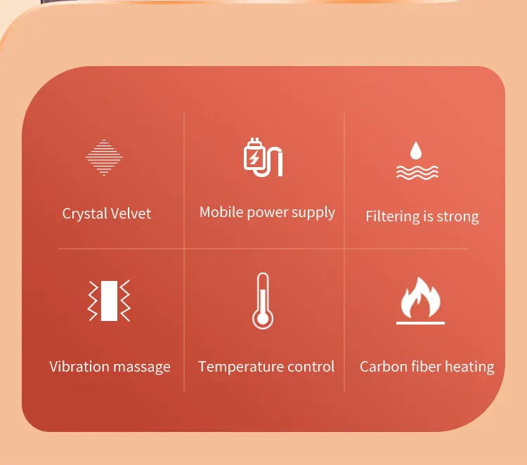 Electric Shoulder Neck Vibrating Massager Wrap Thermal Shoulder Back Warmer Heated Scarf USB Cervical Brace Relief Fatigue Tool