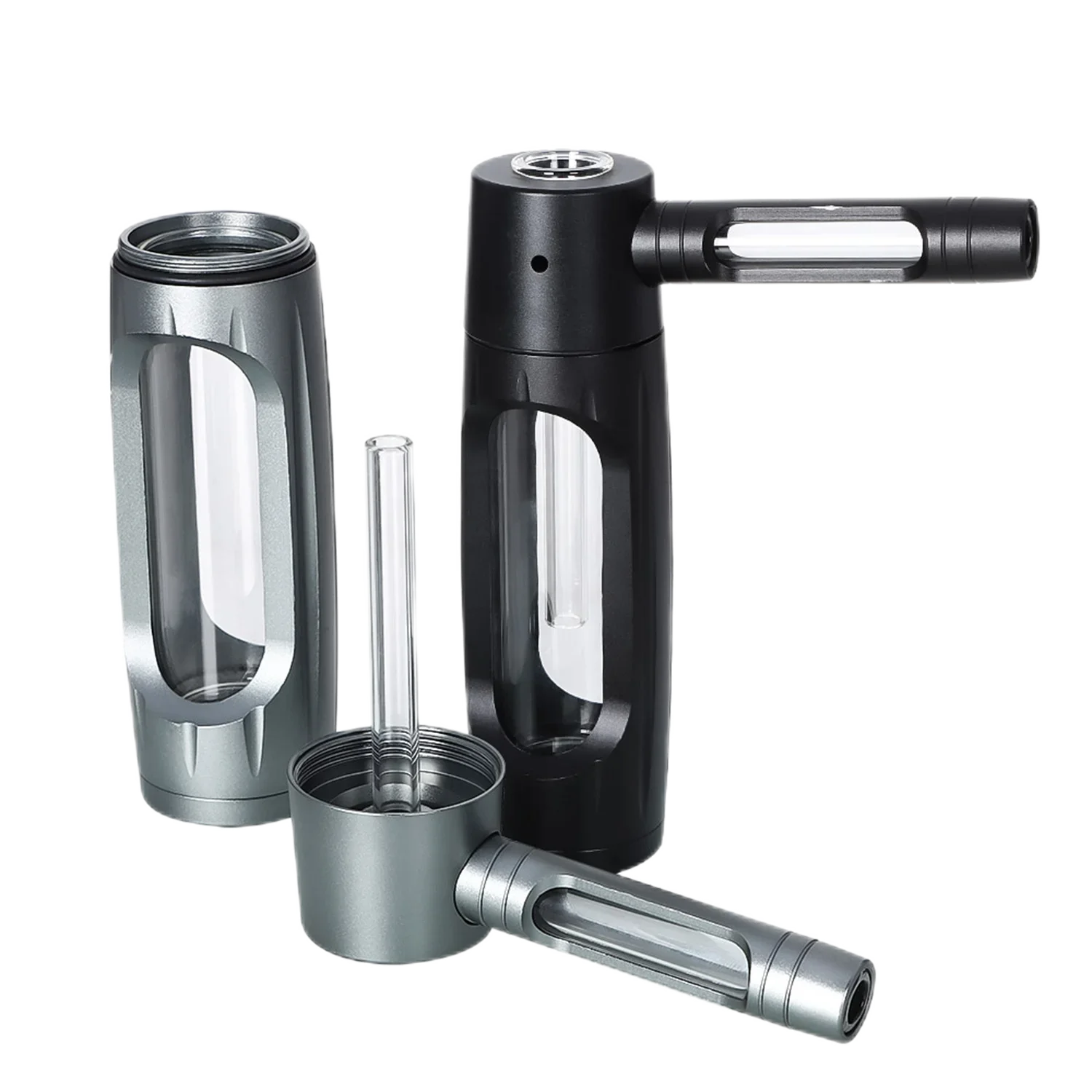 New Metal Smoking Pipe Portable  Aluminium Alloy Water Pipes Hookah Shisha Pipa for Smoke Accessories