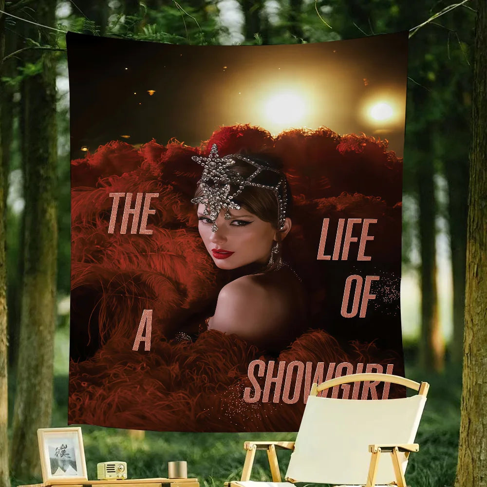 T-TaylorS The Life of a Showgirl flag For Living Room Home Dorm Decor Art Home Party Picnic Decor Banner