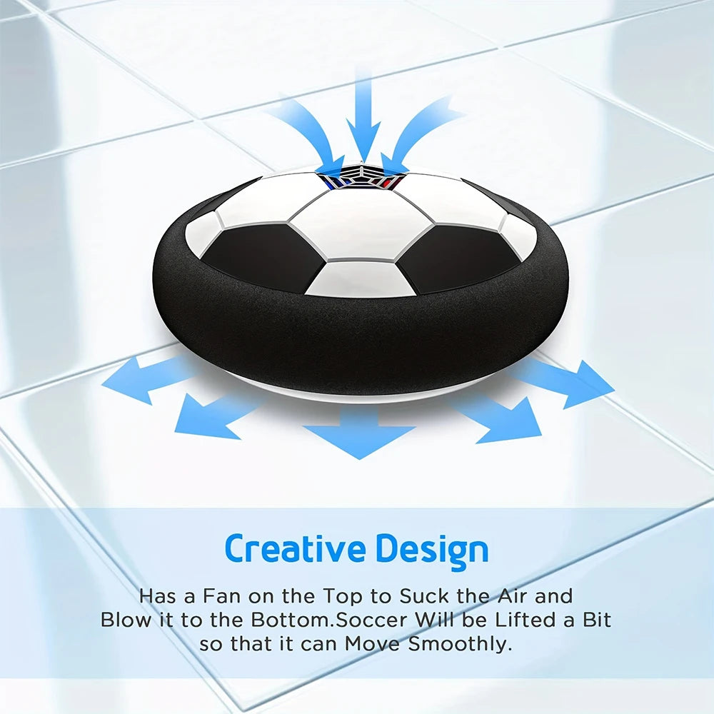 7″ Hover Soccer Ball Kids Toys, Electric Floating Football with LED Music, Soccer Ball Indoor Game for Children, Birthday Gift