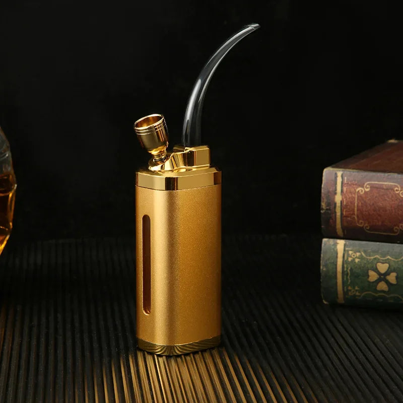 2026 New Hookah Bottle Personalized Engraving Pattern Portable Gift for Men's Thick Medium and Thin Tobacco 4 Water Bucket Pot