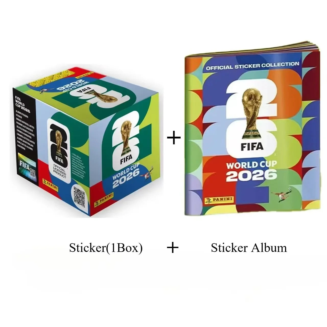 Genuine Panini 2026 World Cup Sticker Pack & Album Limited Edition Soccer Memorabilia Set Collection Football Souvenir Gifts