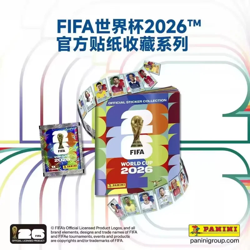 In Stock Football Cards 2026 Panini FIFA World Cup Sticker Pack Panini Soccer Card Panini Cards Soccer Set Collection Gift