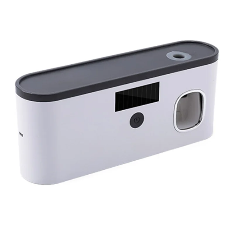 Automatic Toothpaste Dispensing Wall-Mounted USB Rechargeable Toothbrush Disinfecting Holder Storage Box Rack