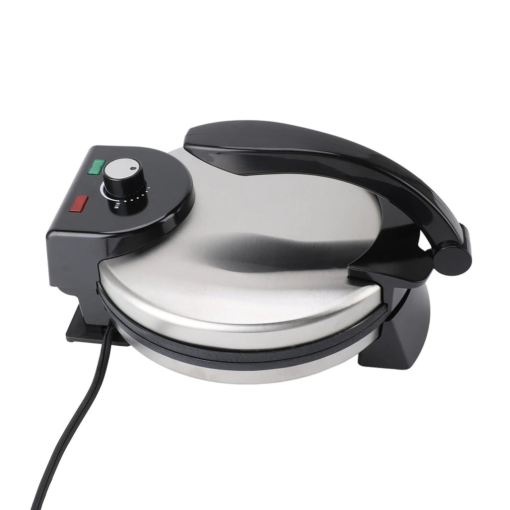 Roti Maker Machine 10in Simple  Easy Cleaning Knob Temperature Control 110V US Plug Electric Crepe Maker for Kitchen Tortilla
