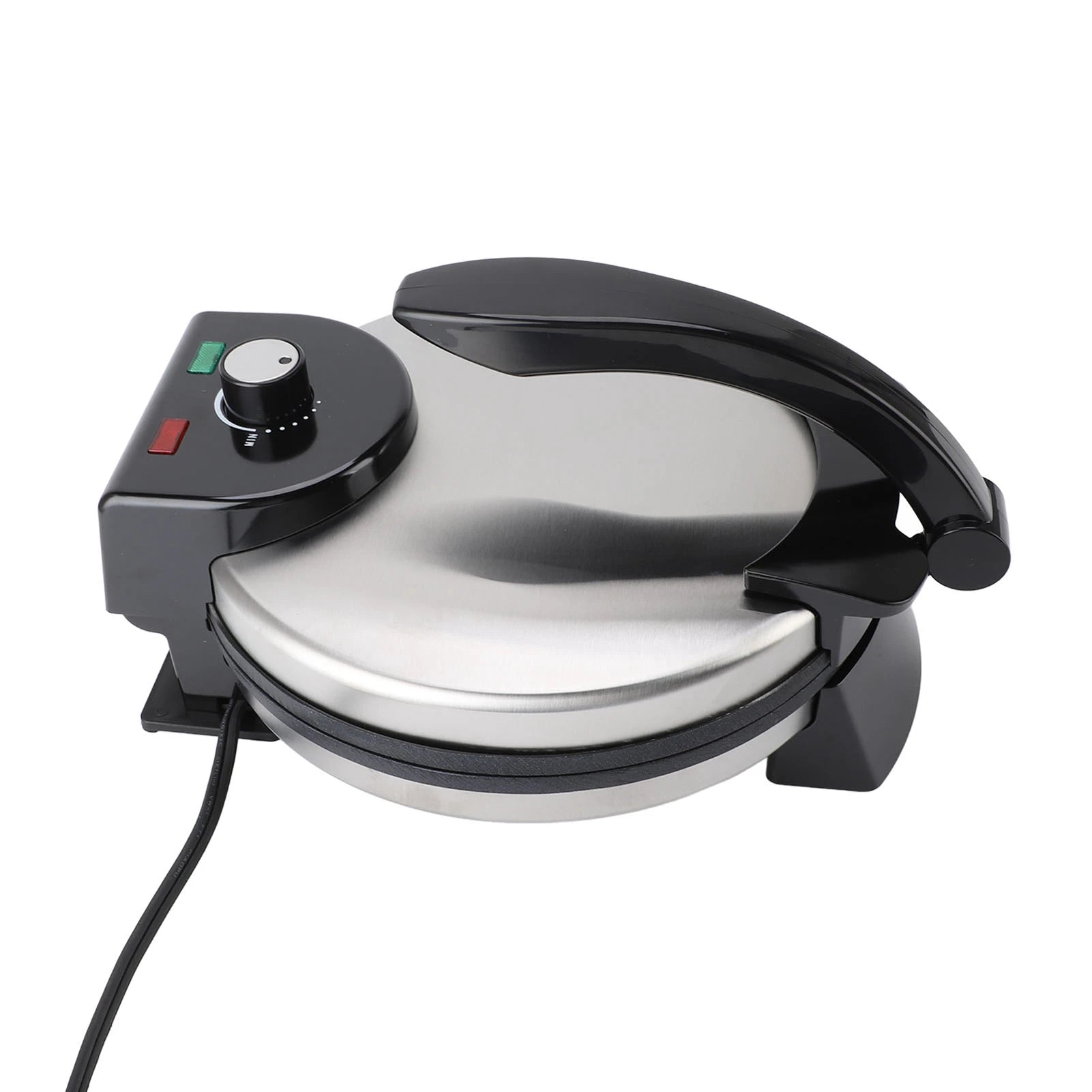 Roti Maker Machine 10in Simple  Easy Cleaning Knob Temperature Control 110V US Plug Electric Crepe Maker for Kitchen Tortilla