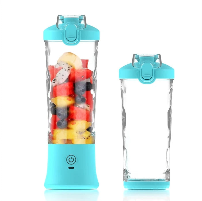Juicer 600ml Large Capacity Juicer Cup Rechargeable and Convenient Multi-functional Ice Crusher Fruit Processor