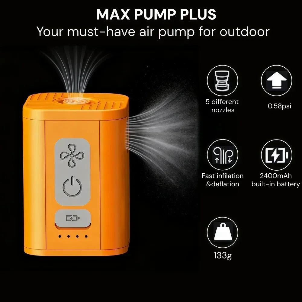 Mini Portable Vacuum Air Pump,Inflate Deflate for Pool, Air Bed,Vacuum Storage Bags-Compact Air Compressor for Home And Travel