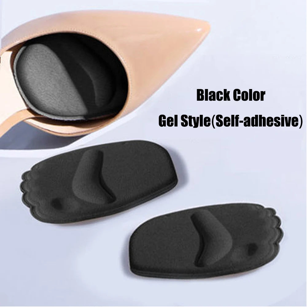 Forefoot Insert Cushion Pads for Women Shoes Anti slip Silicone Foot Pain Relief Pads for High Heels Sandals Gel Shoe Insoles