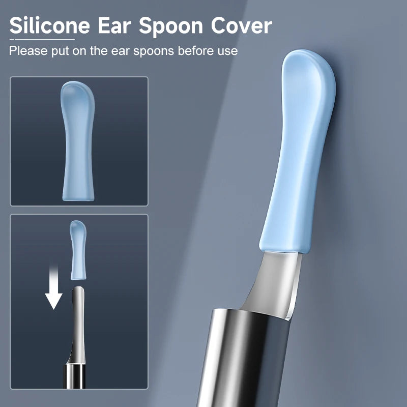 WIFI Visual Ear Camera Ear Pick Digital Ear Spoon Wireless Ear Cleaning Endoscope Ear Wax Removal Tool For Iphone Android Phones