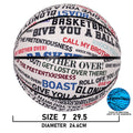 Glow Basketball For Boy Girl Gifts,High Quality Composite Leather Standard Size 6&7 Outdoor Street Luminous Blue Balls Night Use