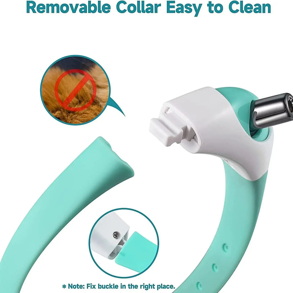 Rechargeable Cat Collar Laser Toy with Red Light, Interactive Cat Laser Toy for Bored Indoor Cats, Electric Laser Collar Toy