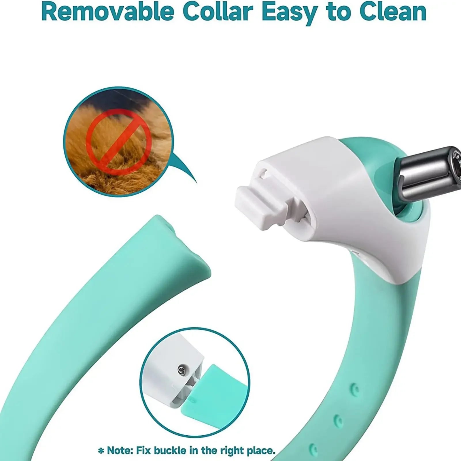 Rechargeable Cat Collar Laser Toy with Red Light, Interactive Cat Laser Toy for Bored Indoor Cats, Electric Laser Collar Toy