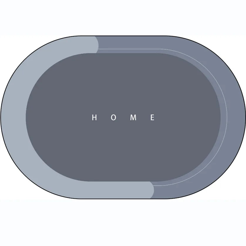 Bathroom Non-slip Mat Absorbent Floor Mats Home Kitchen Shower Room Bathtub Rug Quick Drying Entrance Door Memory Foam Pads