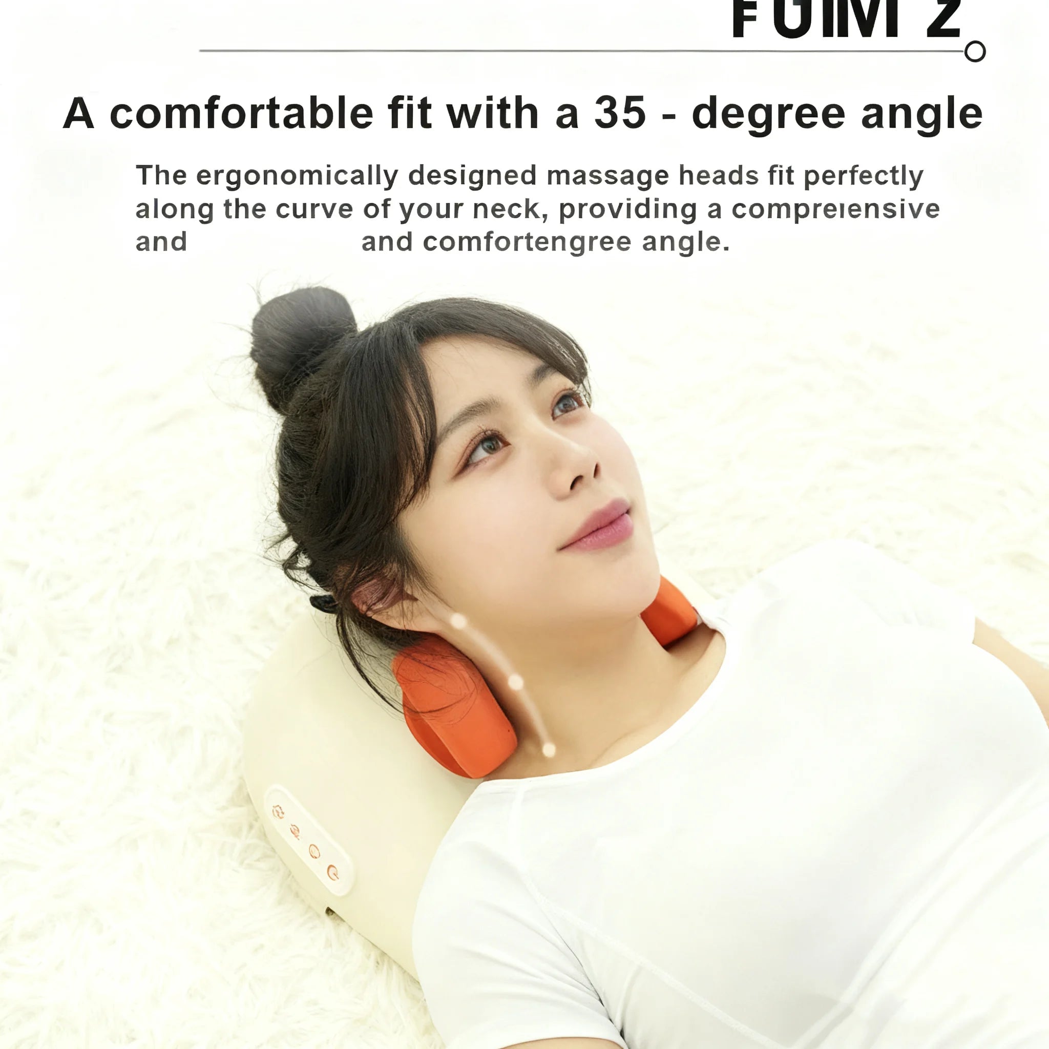 SPA Portable Pillow Massager Lazy Person Leading Shoulder Professional Super Strong Neck Massage Wireless Warm Pillow Type Massa