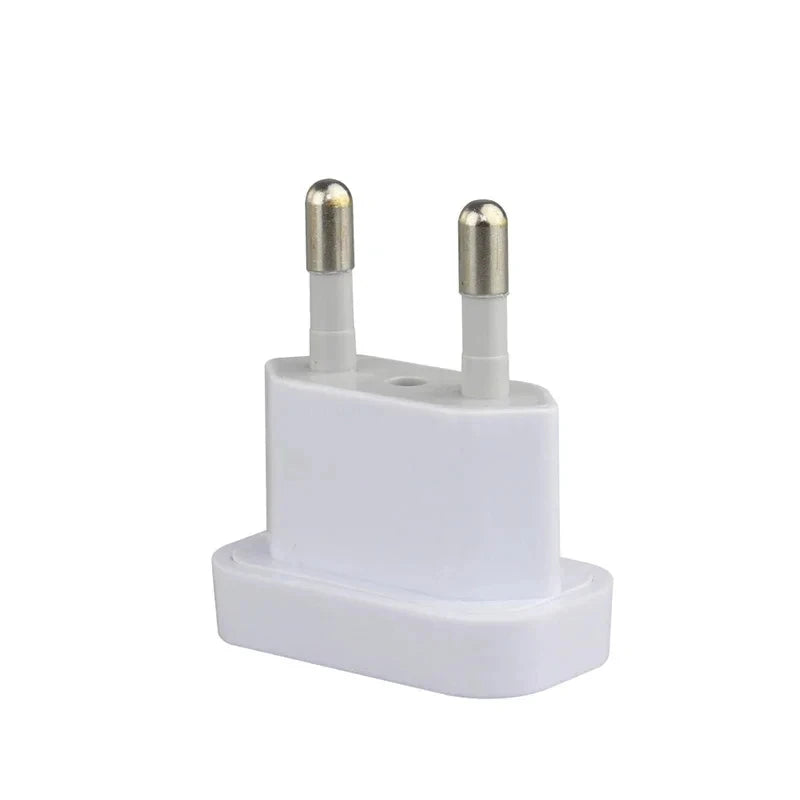1 Pcs 4.8mm Power Plug Adapter US To EU Euro Europe Plug Power Plug Converter Travel Adapter Power Converter Outlet