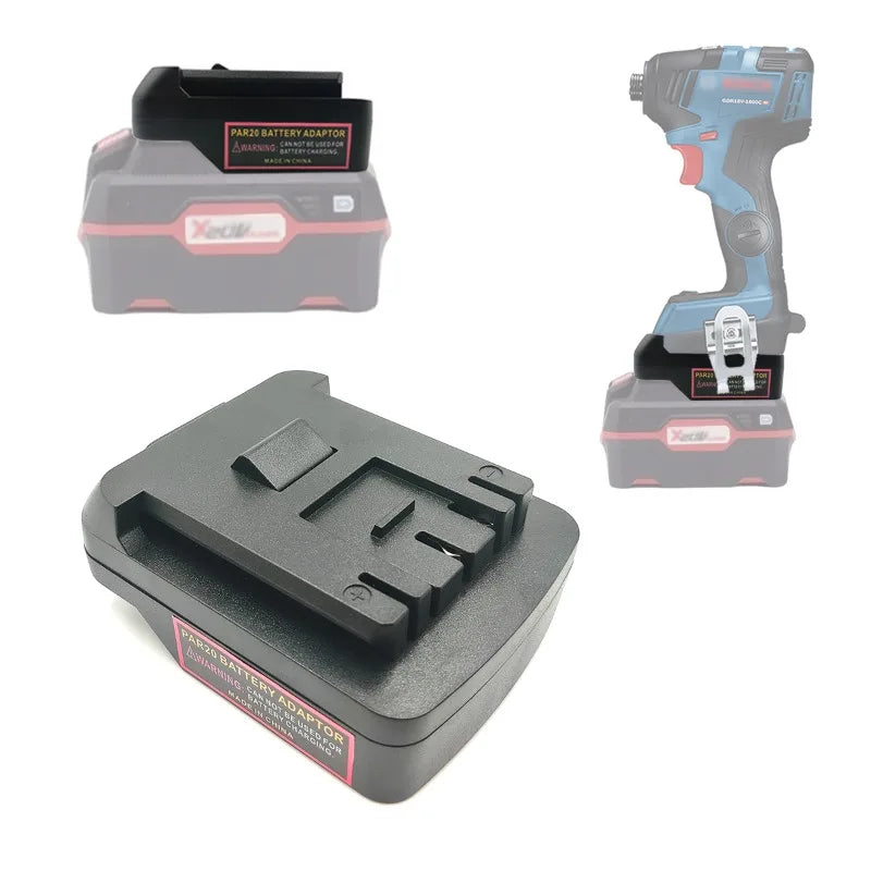 Battery Adapter Converter for Parkside 20V Lithium Batteries Compatible with For Bosch BAT Series 18V Lithium Battery Power Tool