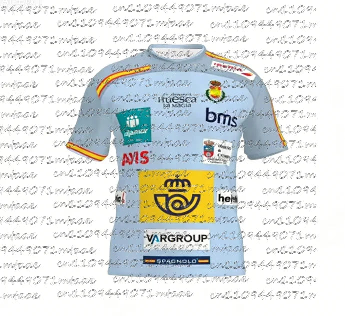 2026 Men Kids Clothes Team Male Top Away Spanish Royal Breathable Train Sportswear Home T Shirt Away Tee Handball Jersey Gift