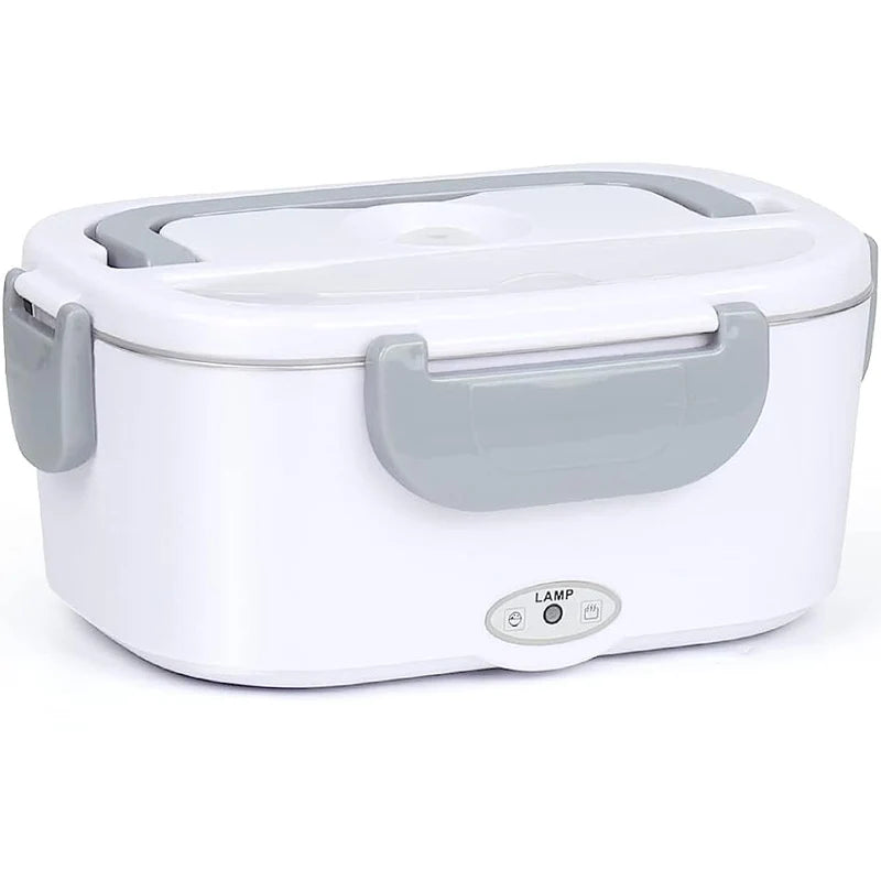 Electric Lunch Box Stainless Steel Office School 220V 110V Fast Heating Food Warmer Container 12V 24V Car Truck EU US Plug Set