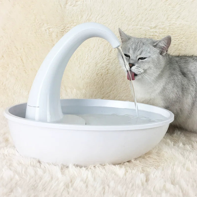 Pet Cat Water Dispenser Cat Water Feeding Flowing Fountain