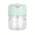 250ml Mini Rechargeable Garlic Chopper Meat Grinder, Durable and Sturdy, Suitable for Crushing Garlic, Chili, Onions, Minced Meat, Nuts and More