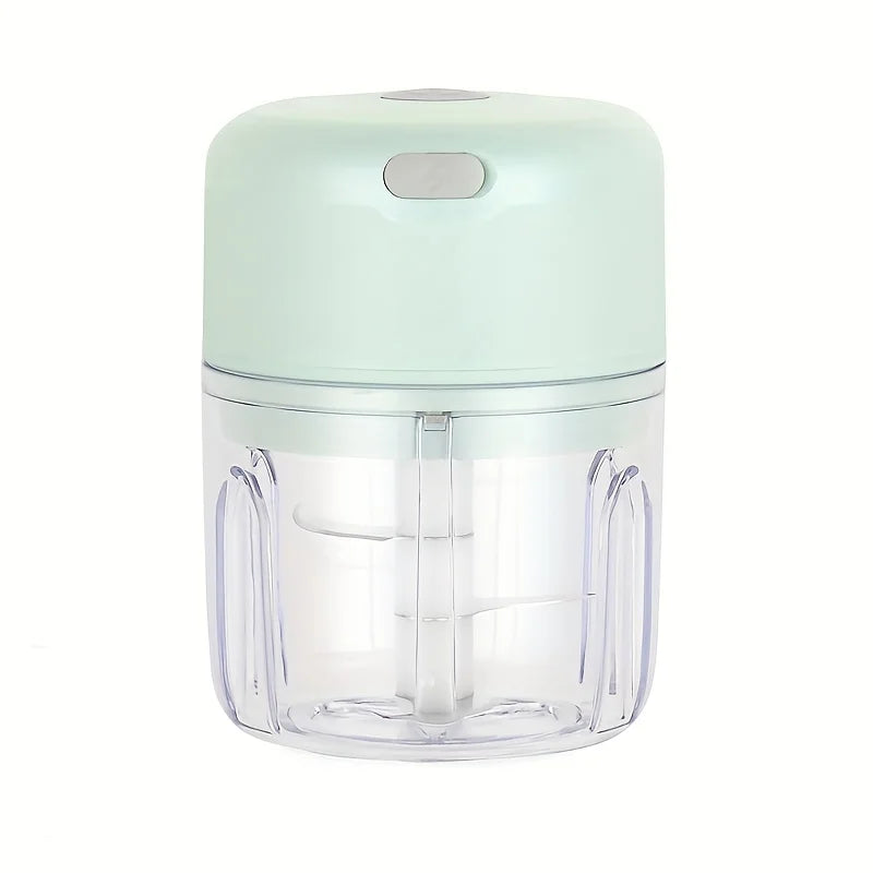 250ml Mini Rechargeable Garlic Chopper Meat Grinder, Durable and Sturdy, Suitable for Crushing Garlic, Chili, Onions, Minced Meat, Nuts and More