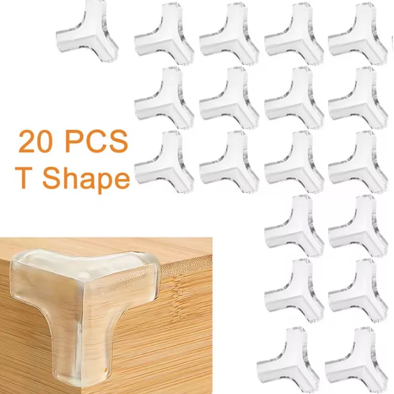 10/20Pcs Baby Safety Table Corner Protector Furniture Edge Protection Cover Transparent Children Anti Collision Edge Guards