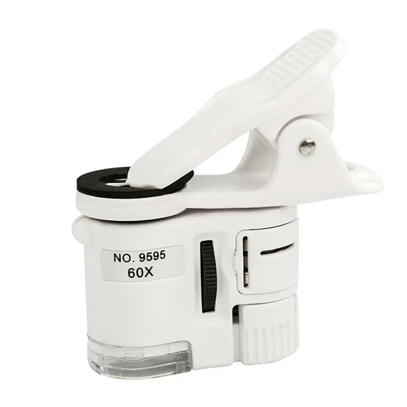 Magnifier 100X Mini Microscope Mobile Phone High-Definition Antique Jewelry Jade Identification Anti-Counterfeiting