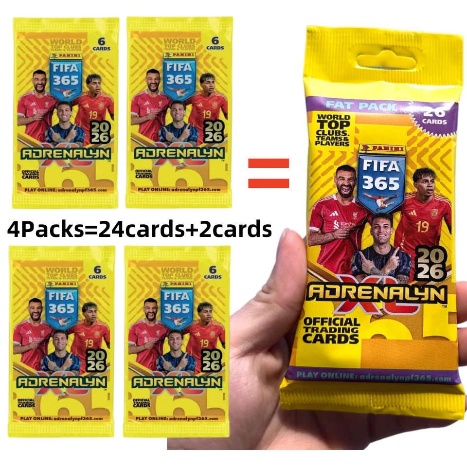 2026 Season Panini FIFA 365 Adrenalyn XL WORLD TOP CLUBS TEAMS PLAYERS Trading Collection Card Fan Gift