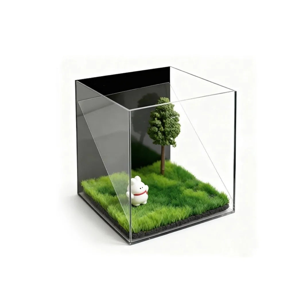 Acrylic Pet Holographic Projection Digital House Pet Souvenirs Pet Projection Souvenir Tool Cat Projection Box 3D Dog Video Box