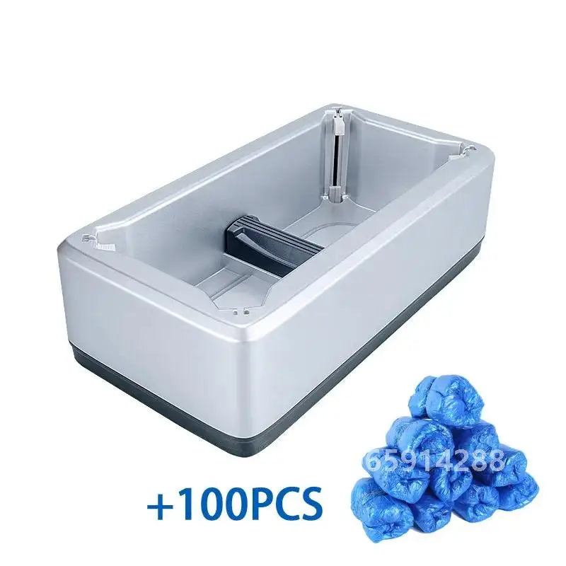 Automatic Shoe Cover Machine Smart Overshoes Dispenser T Buckle Shoe Cover Disposable PE Waterproof for Rainy Floor Clean Indoor