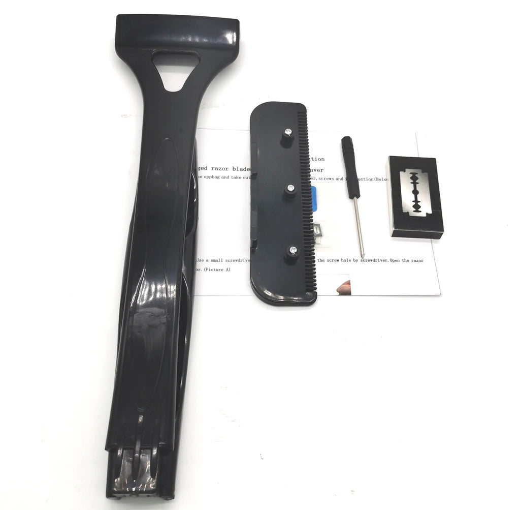 Safety Long Handle Folding Back Shaver Body Shaver Back Hair Trimmer Body Leg Back Razor Shaver Epilator Hair Removal Tool