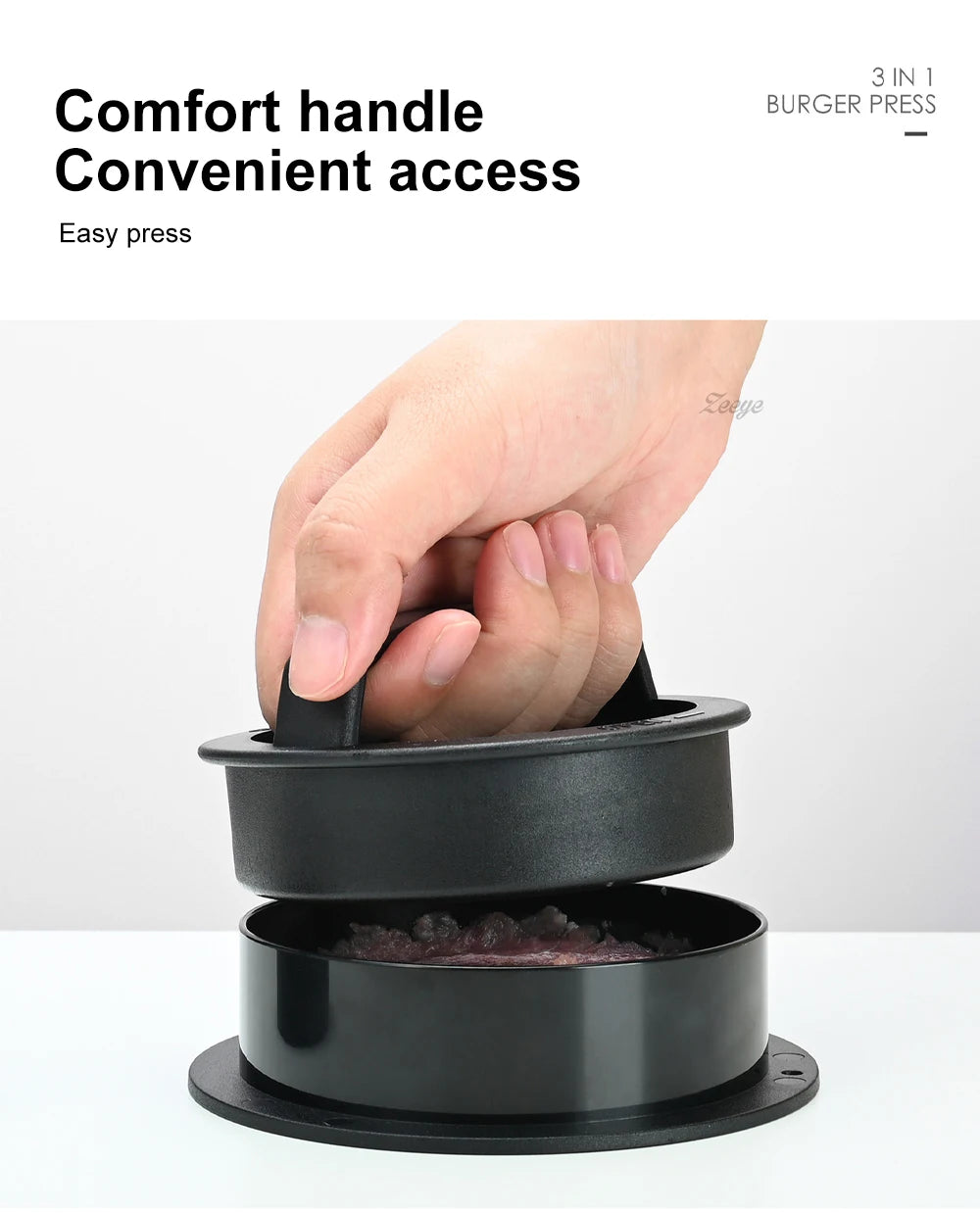 Manual Hamburger Meat Press Maker Rice Ball Mold Round Beef Grill Burger Press Patty Meatballs Maker Device Kitchen Accessories