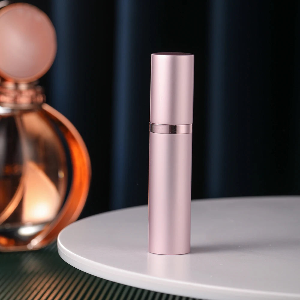 10ml Mini Refillable Perfume Bottle with Spray Scent Pump Portable Travel Empty Cosmetic Containers Mini Spray Atomizer Bottle