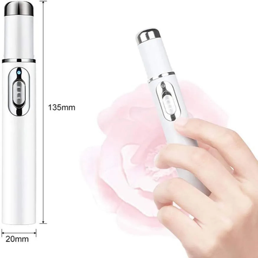Blue Light Therapy Acne Laser Pen,LED Face Light Therapy For Scar Wrinkle Removal Treatment Device,Skin Care Beauty Appliances