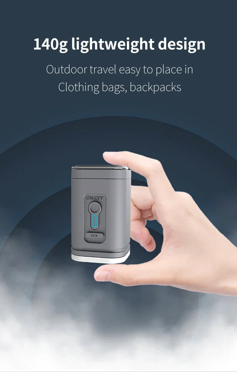 Mini Portable Vacuum Air Pump,Inflate Deflate for Pool, Air Bed,Vacuum Storage Bags-Compact Air Compressor for Home And Travel