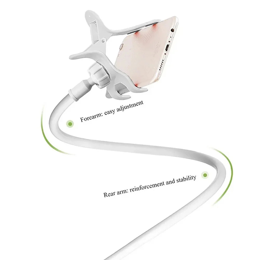 Universal 360° Adjustable Mobile Phone Holder Flexible Clip Stand Smartphone Holder Lazy Holder Bed Desktop Bracket Mount Stand