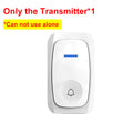 USB Wireless Doorbell Smart Welcome Door Bell Three-speed volume 38 Songs Melodies Doorbell For Home Bed Call Emergent Call