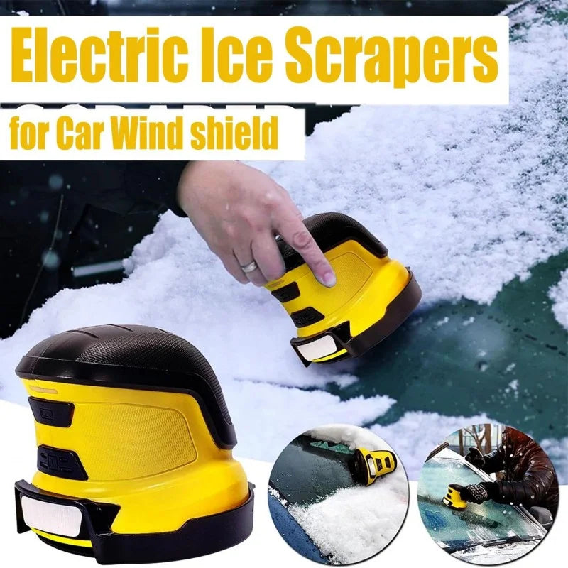 Electric Ice Scrapers For Car Wind Shield USB Rechargeable Electric Handheld Snow Scraper Winter Snow Remover Tool