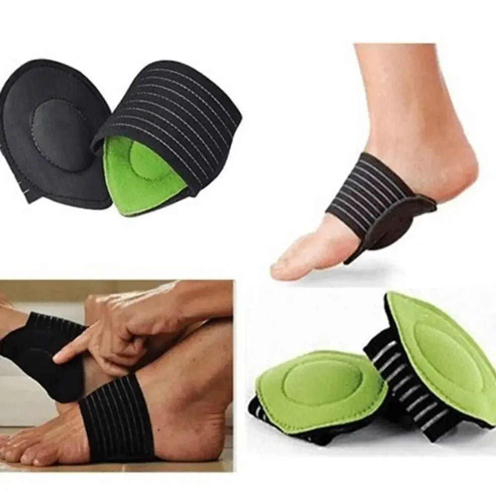 1Pair Foot Arch Support Plantar Fasciitis Heel Pain Aid Foot Run-up Pad Feet Cushioned Cushioned Shoes Insole Accessory