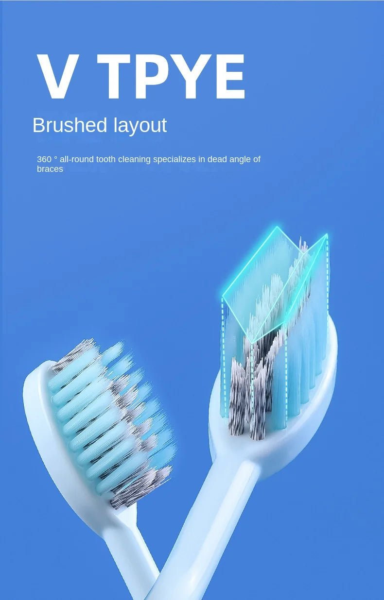 1PC Portable Folding Toothbrush Travel Toothbrush Set Creative Tooth Clean Tools Can Hold Toothpaste
