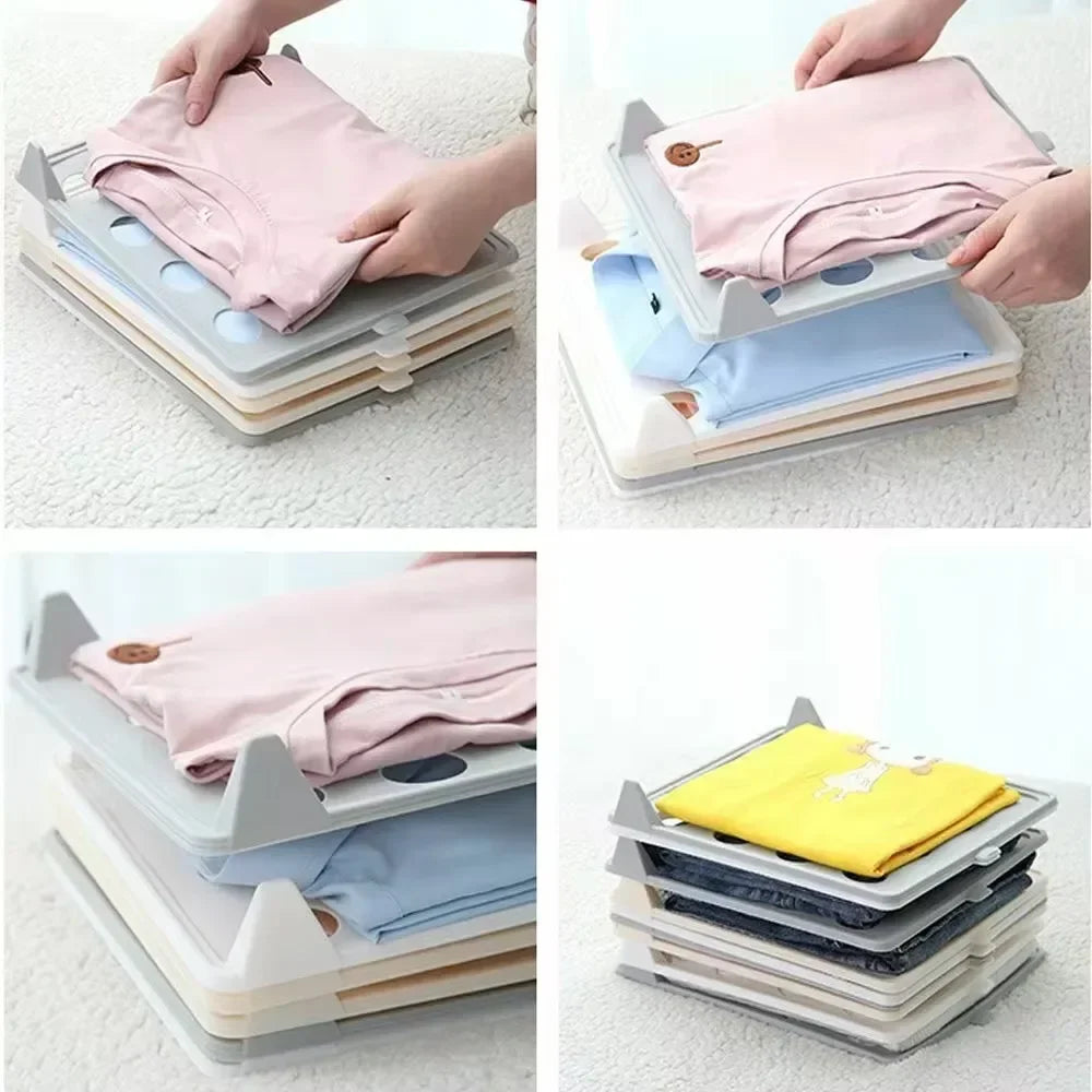 Creative Storage Folding Clothes Board Lazy Folding Clothes Home Board Multifunctional Shirt Long-sleeved Wrinkle Portable Frame