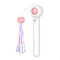 D7YB Retractable Wand Toy Tassel Toy Long Tease Wand with Ball