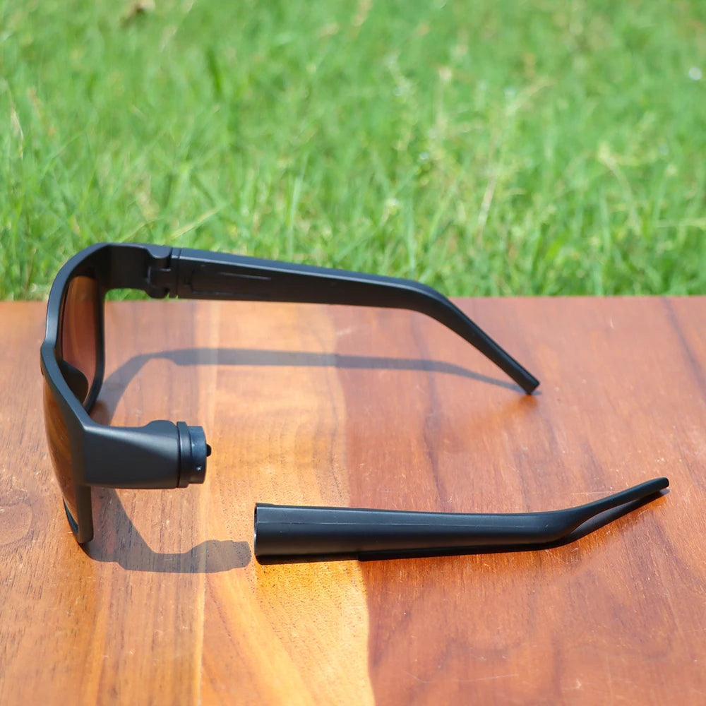 Sunglasses Hidden Tapered Cigarette Storage Tube Removable Glasses Holder Horn Tube Tobacco Box Smoking Pipe Accessories