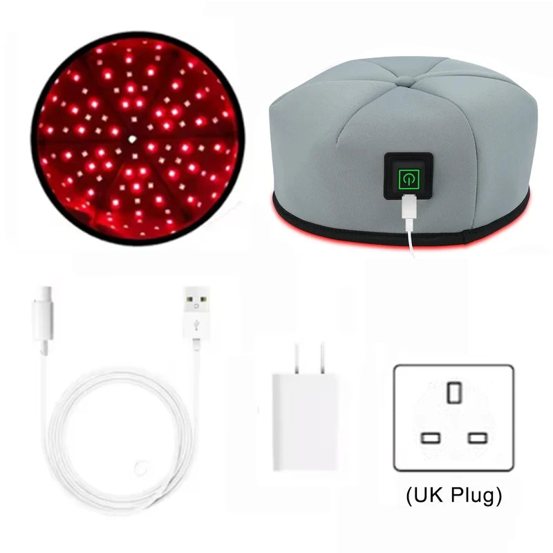 Red Light Therapy Cap Device Near Infrared LED Helmet for Hair growth Treatment Hat Prevant Loss Head relaxation Relief scalp