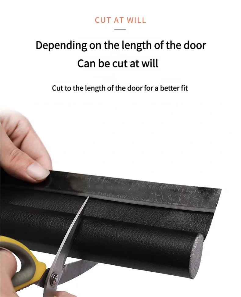 Door bottom sealing strip, windproof, noise-reducing, dust-proof, bedroom gap waterproof, insect-proof and soundproof strip